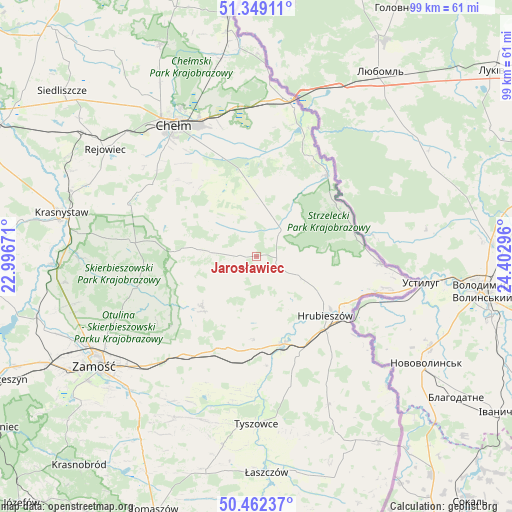 Jarosławiec on map