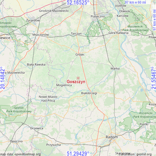 Goszczyn on map