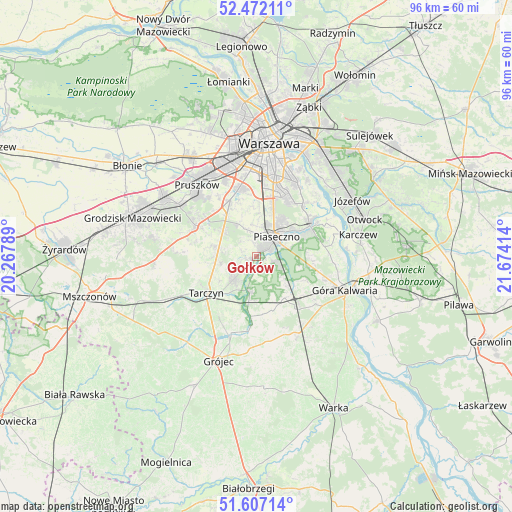 Gołków on map