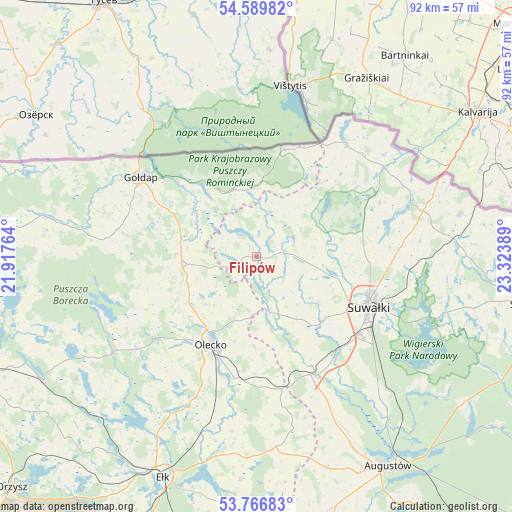 Filipów on map