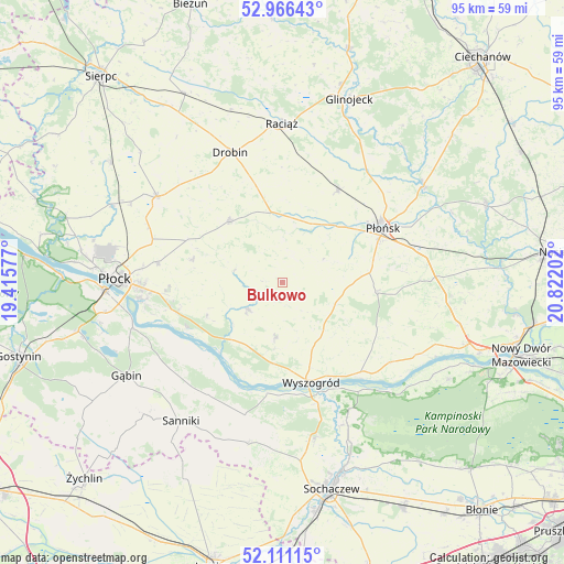 Bulkowo on map