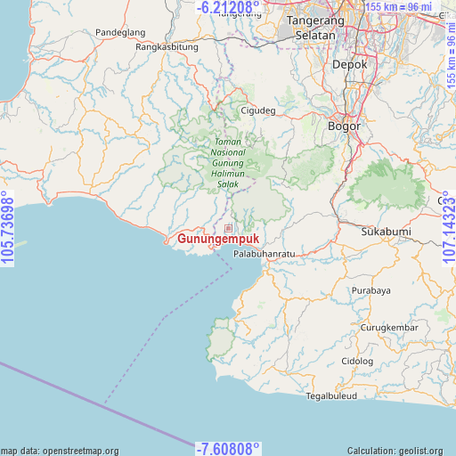 Gunungempuk on map