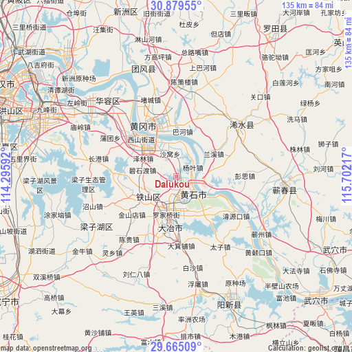Dalukou on map