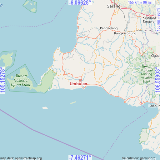 Umbulan on map