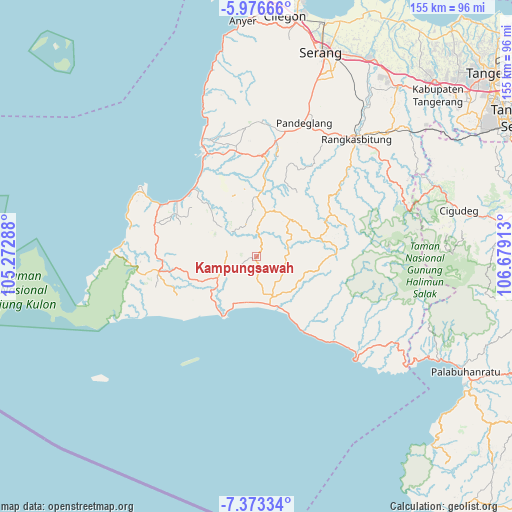 Kampungsawah on map