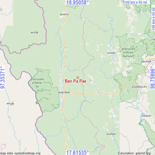 Ban Pa Pae on map