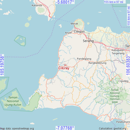 Cikiray on map