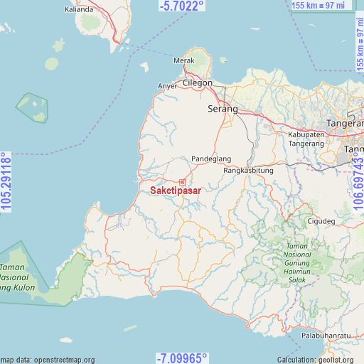 Saketipasar on map