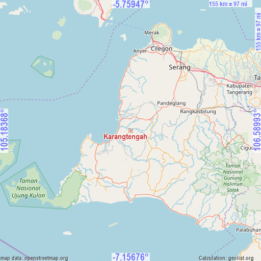 Karangtengah on map