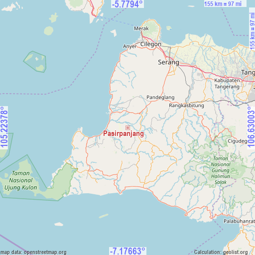 Pasirpanjang on map