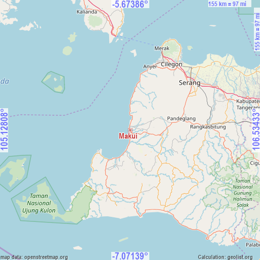 Makui on map