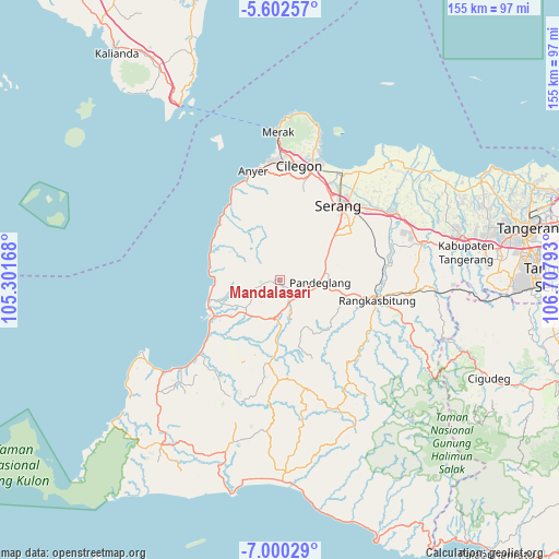 Mandalasari on map