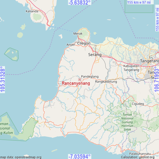Rancanyenang on map