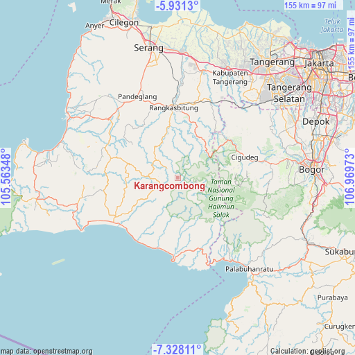 Karangcombong on map