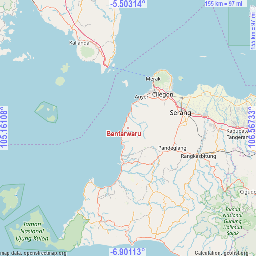 Bantarwaru on map