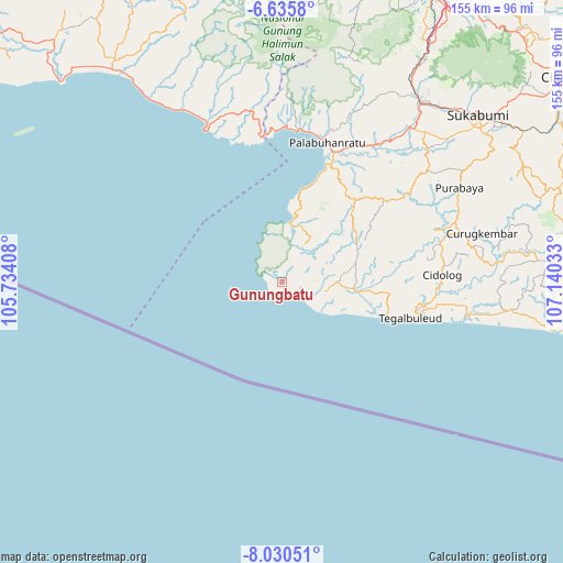 Gunungbatu on map