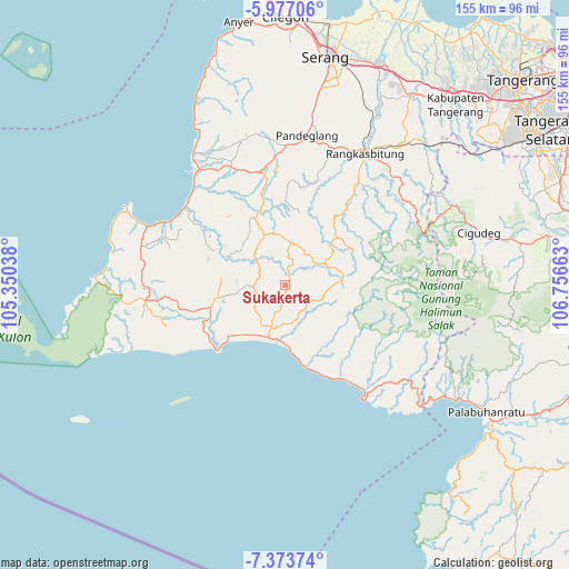 Sukakerta on map