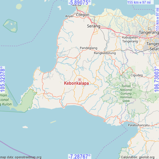 Kebonkalapa on map