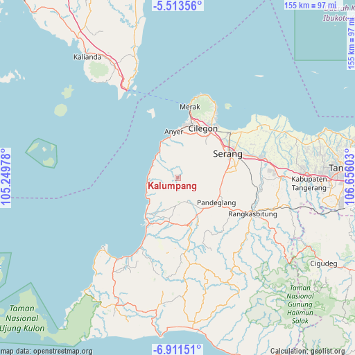 Kalumpang on map