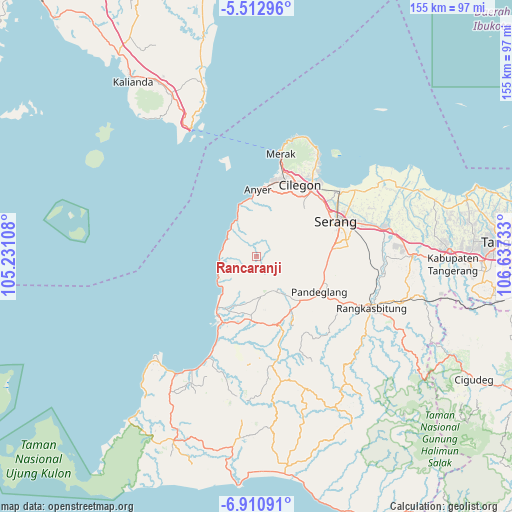 Rancaranji on map