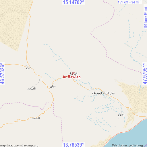 Ar Rawḑah on map