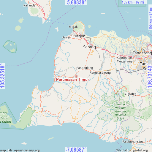 Parumasan Timur on map