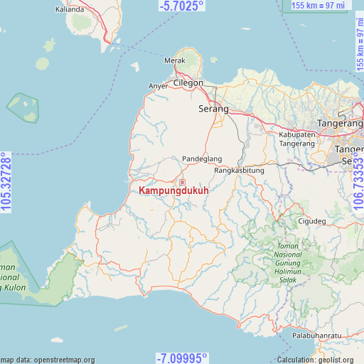 Kampungdukuh on map