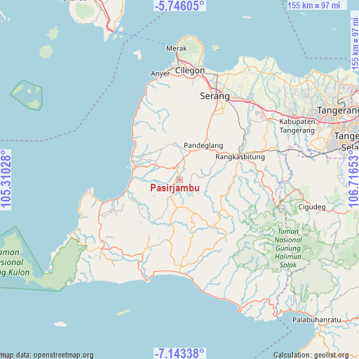 Pasirjambu on map