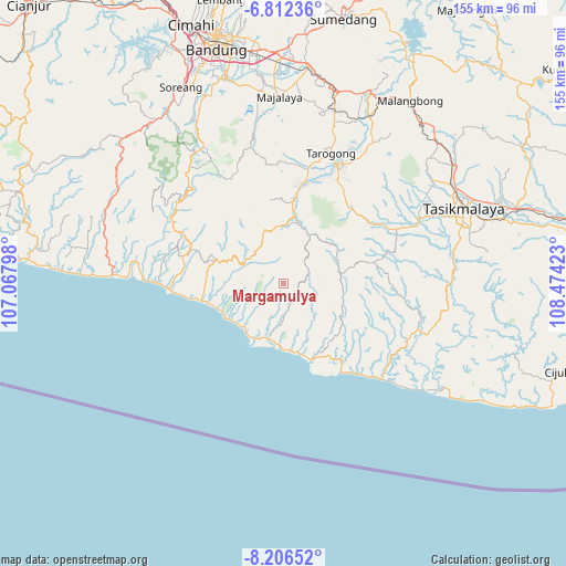 Margamulya on map