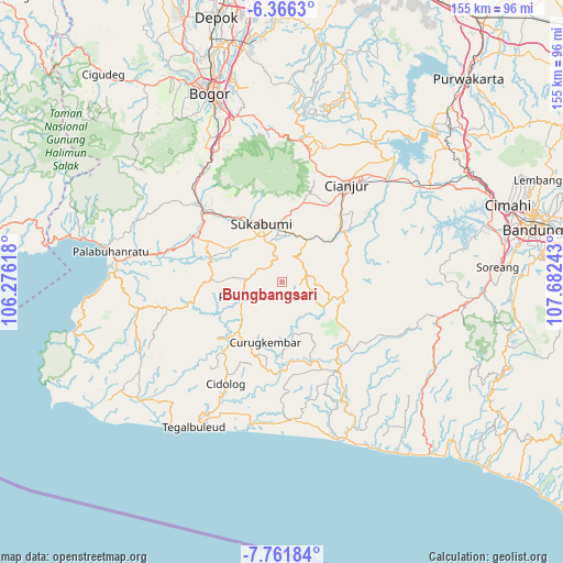 Bungbangsari on map