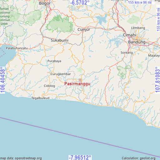 Pasirmanggu on map