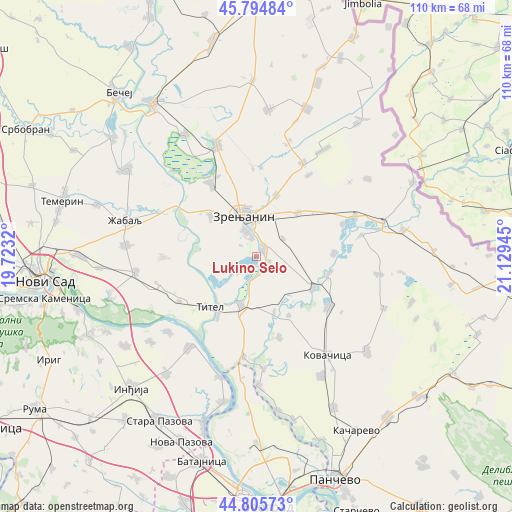 Lukino Selo on map