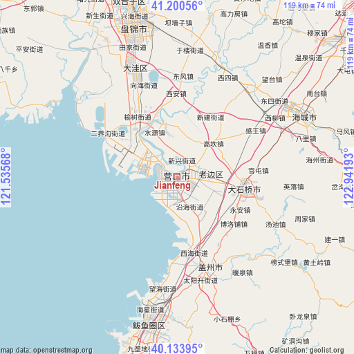 Jianfeng on map