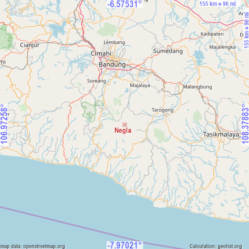 Negla on map