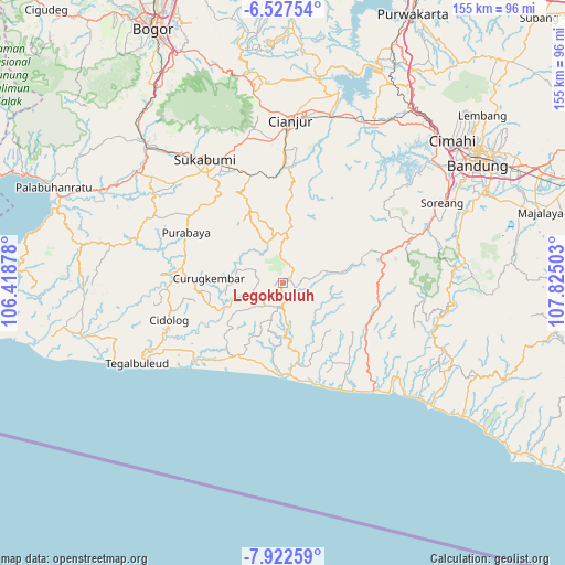 Legokbuluh on map