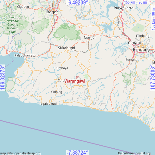 Warungawi on map