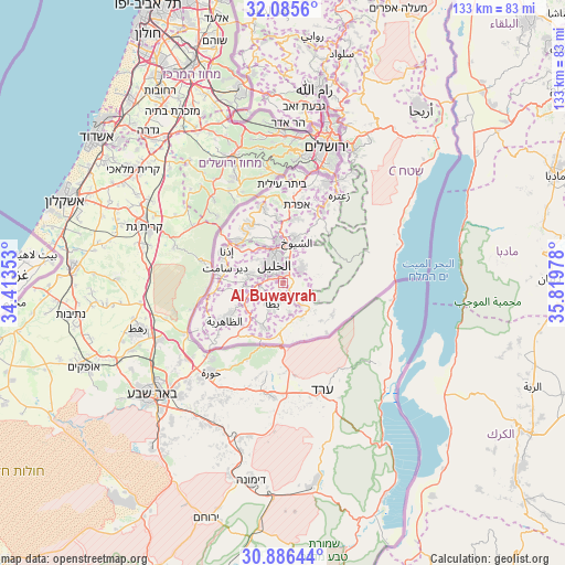 Al Buwayrah on map