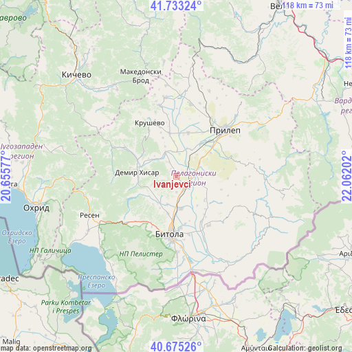 Ivanjevci on map
