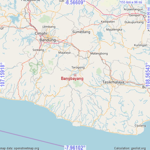 Bangbayang on map