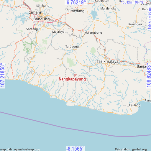 Nangkapayung on map