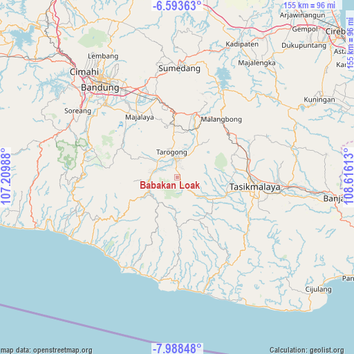 Babakan Loak on map