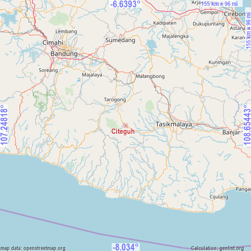 Citeguh on map