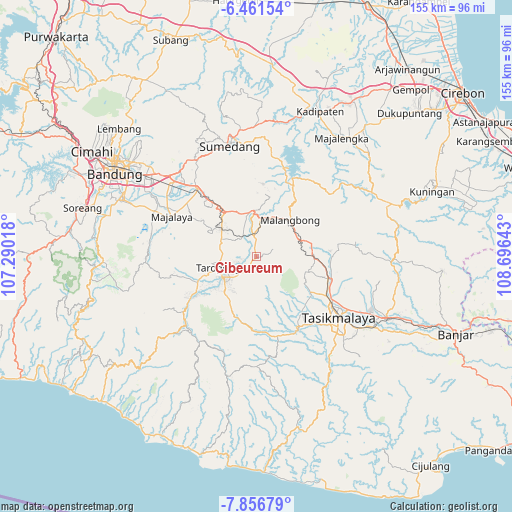 Cibeureum on map