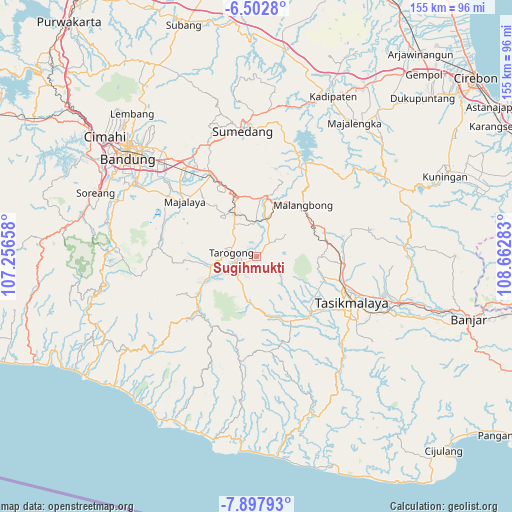 Sugihmukti on map