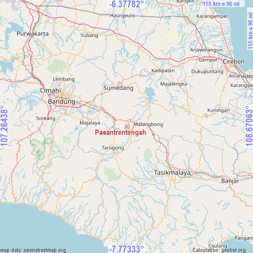 Pasantrentengah on map