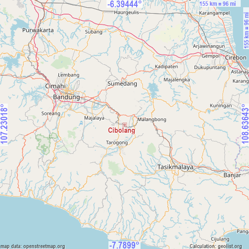 Cibolang on map
