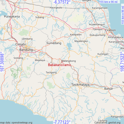 Babakancilamo on map