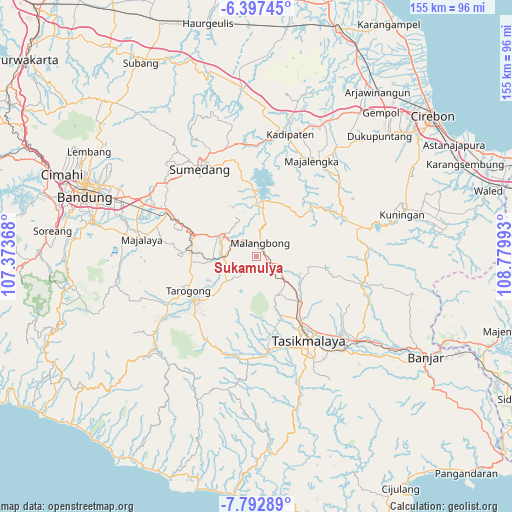 Sukamulya on map