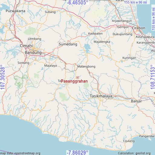 Pasanggrahan on map