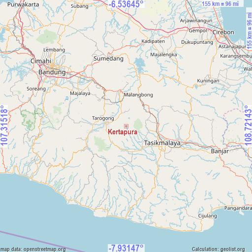 Kertapura on map